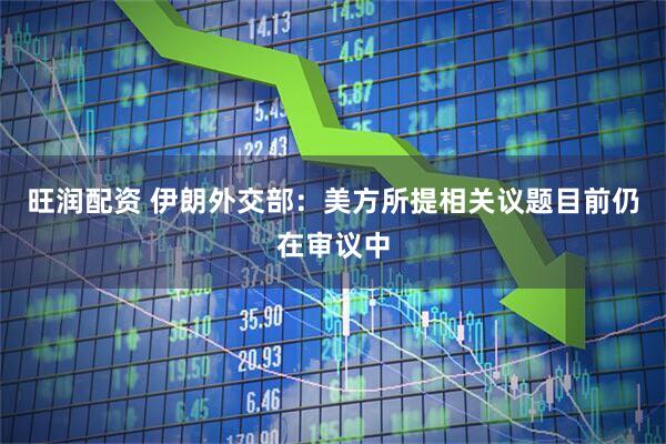 旺润配资 伊朗外交部：美方所提相关议题目前仍在审议中